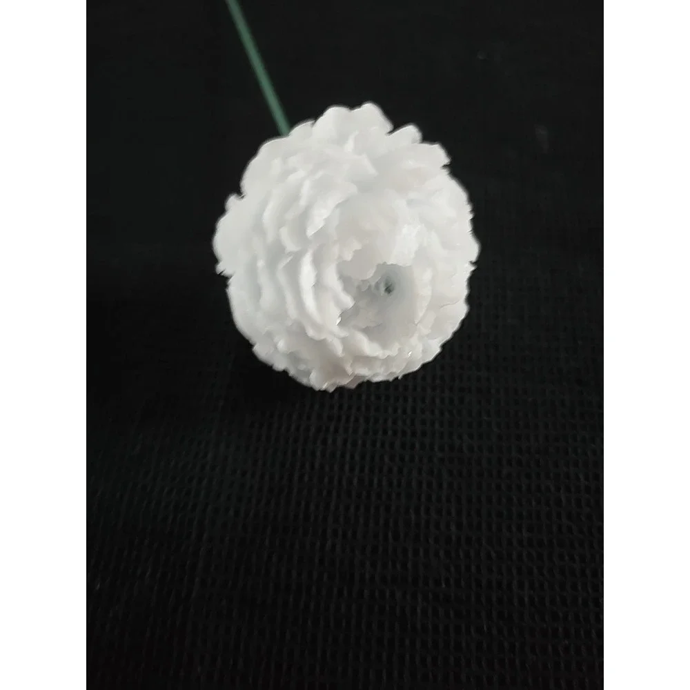 Resin White  Flower Decoration Gift‎ Stem.   579